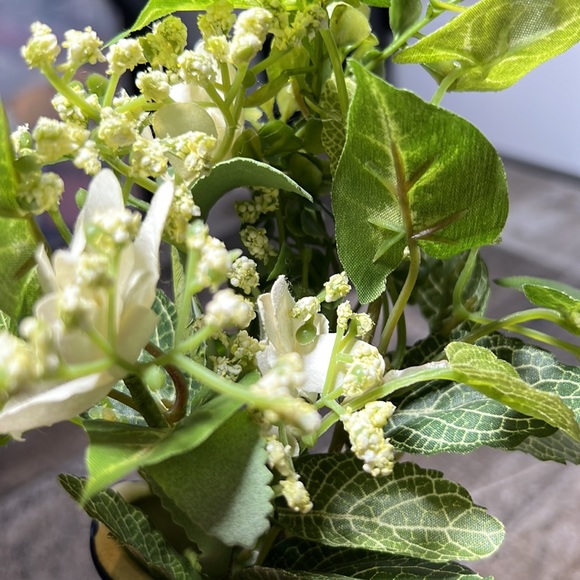 Vintage 30's Hand Painted Wall Sconce with Artificial Greenery Made Japan - Picture 6 of 8